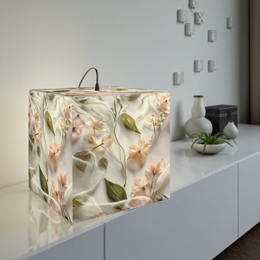 Botanical Elegance Light Cube Lamp Box