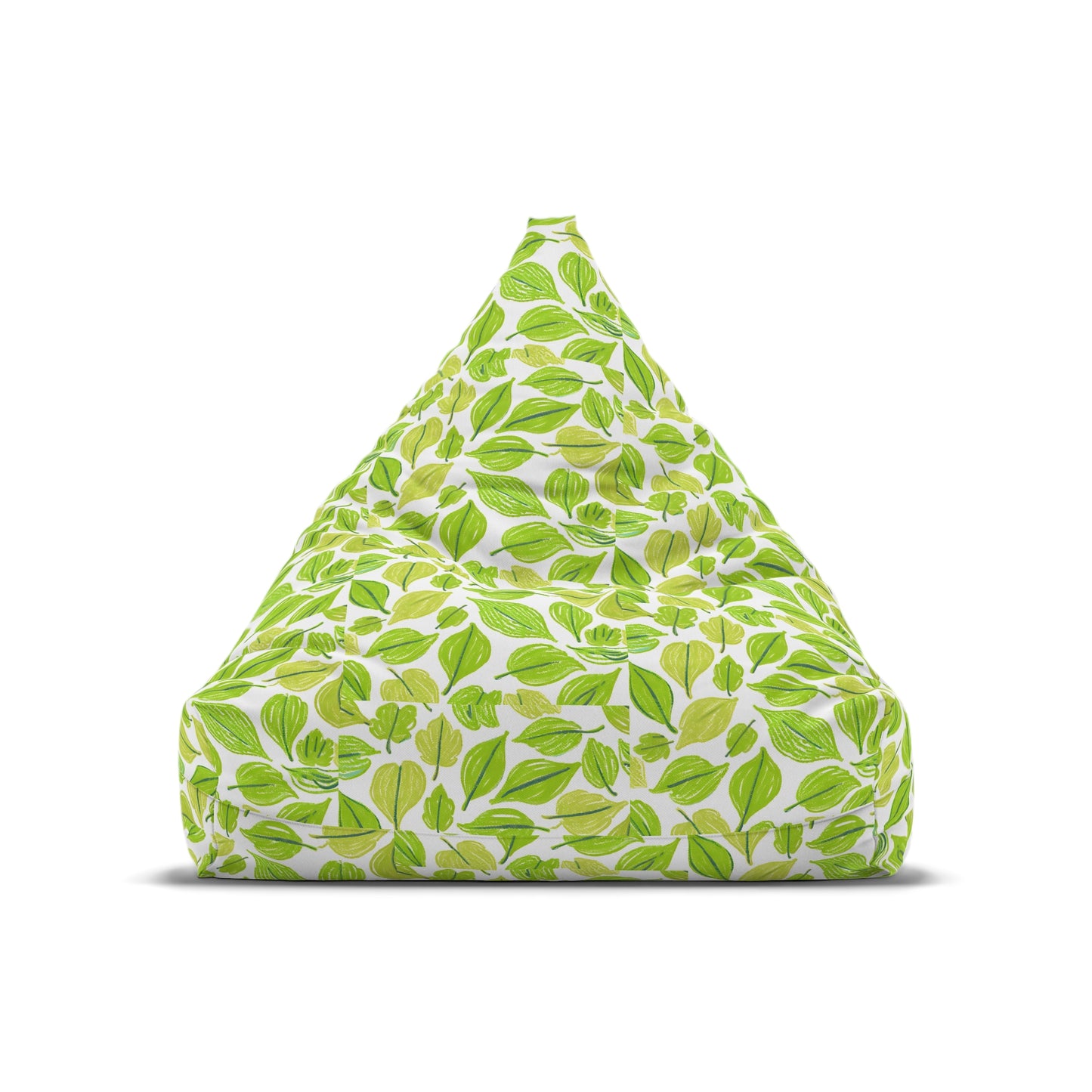 Green Leaves Bean Bag Chair Cover