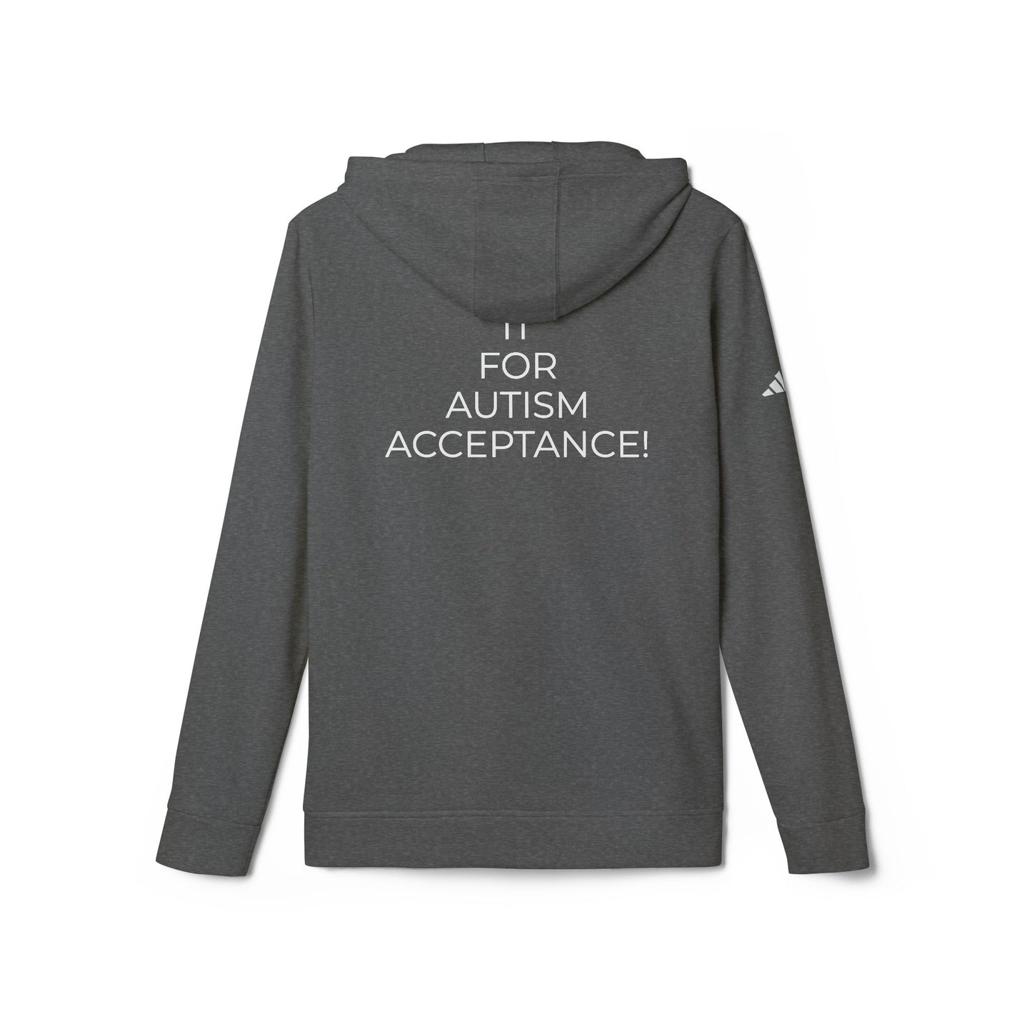 Adidas x Neurodivergent Synergy Unisex Fleece Hoodie - KICKIN’ IT  FOR  AUTISM  ACCEPTANCE!