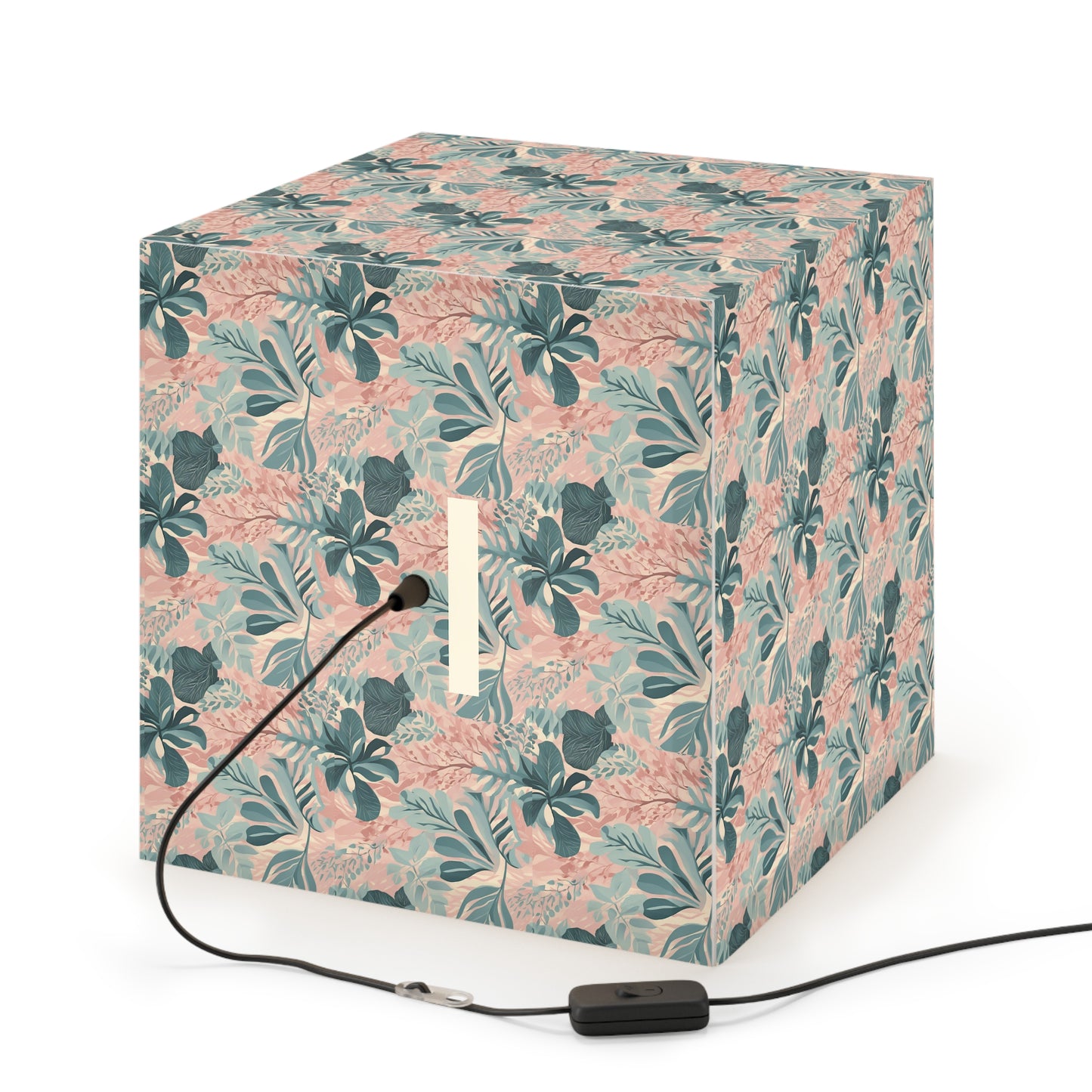 Botanical Bliss II Light Cube Lamp