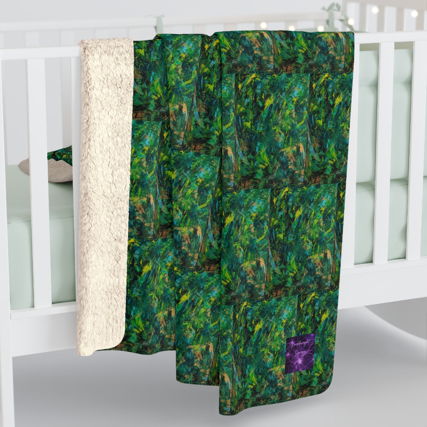 'The Woods and The Trees' by Catherine Sweet  Sherpa Fleece Blanket