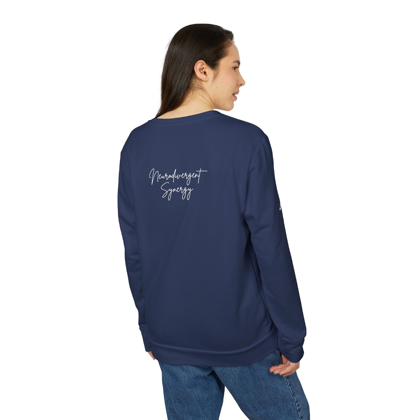 Adidas x Neurodivergent Synergy Unisex Crewneck Sweatshirt - KICKIN’ IT FOR AUTISM ACCEPTANCE!