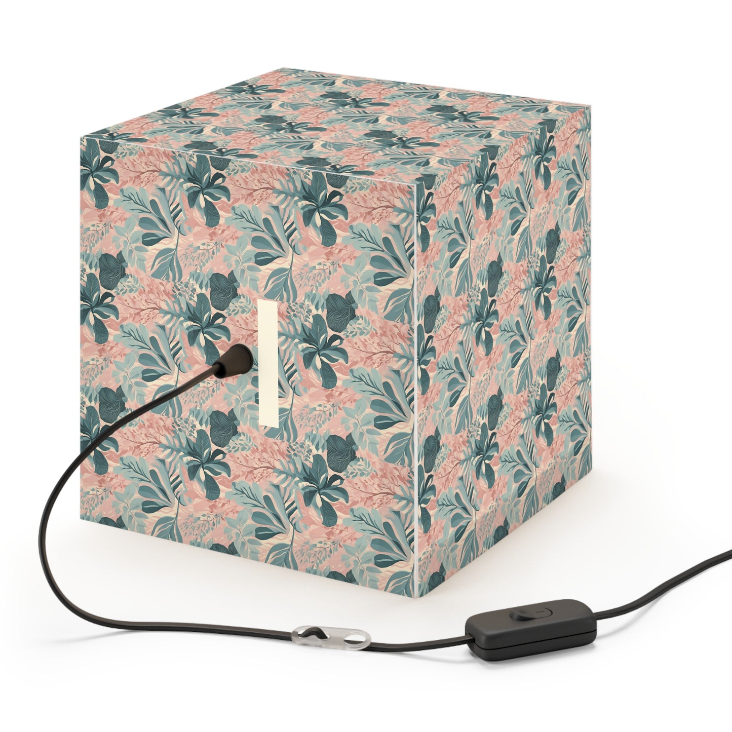 Botanical Bliss II Light Cube Lamp