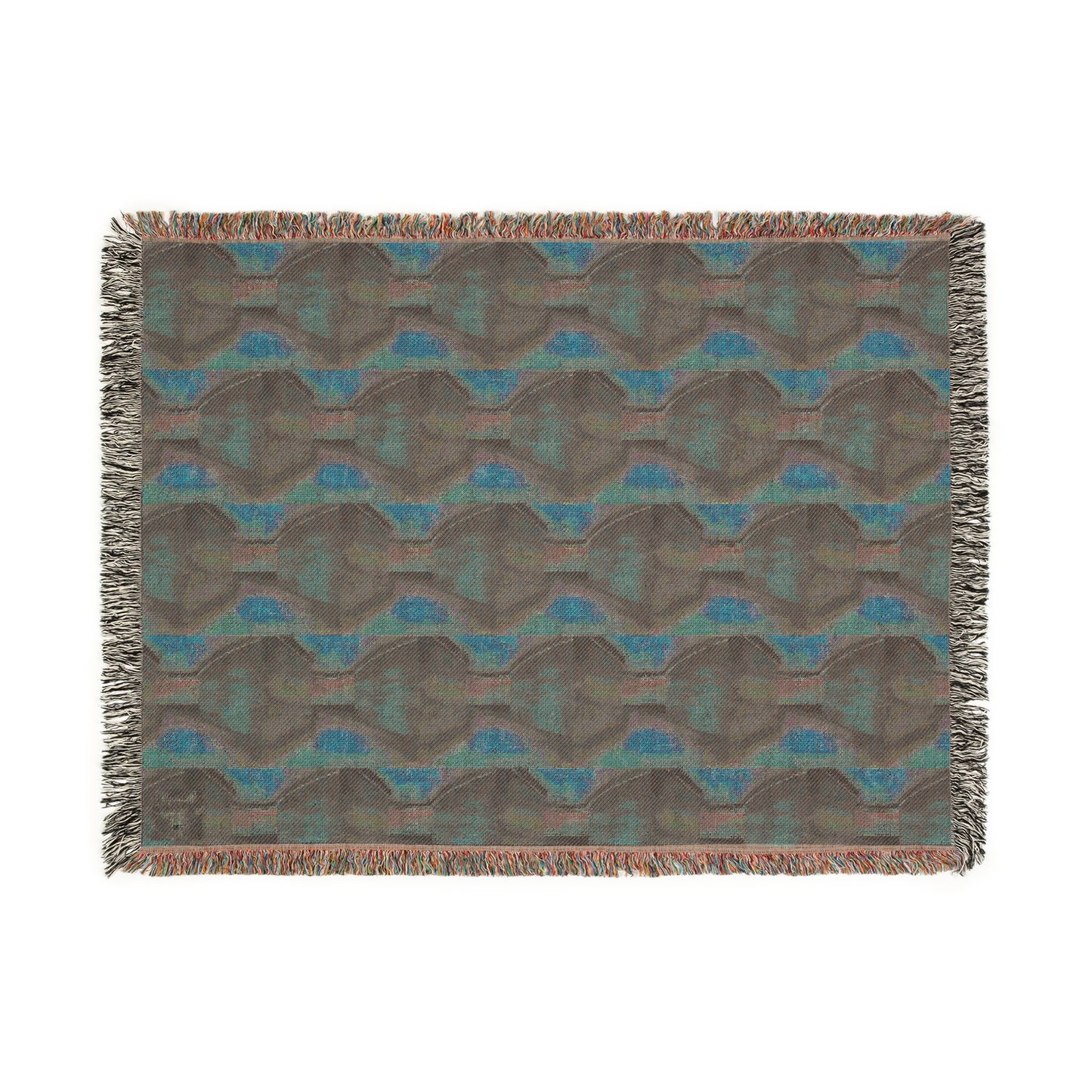 'Around The Corner' by Sarah Pooley  100% Cotton Cozy Blanket