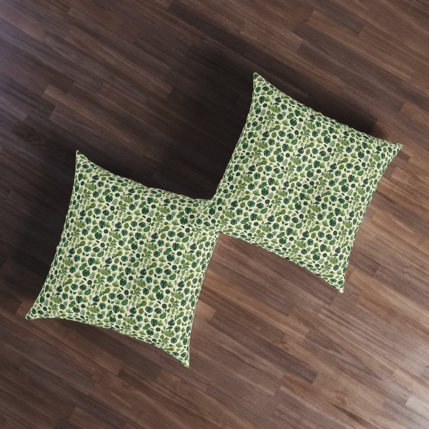 Botanical Bliss Round Tufted Floor Pillow