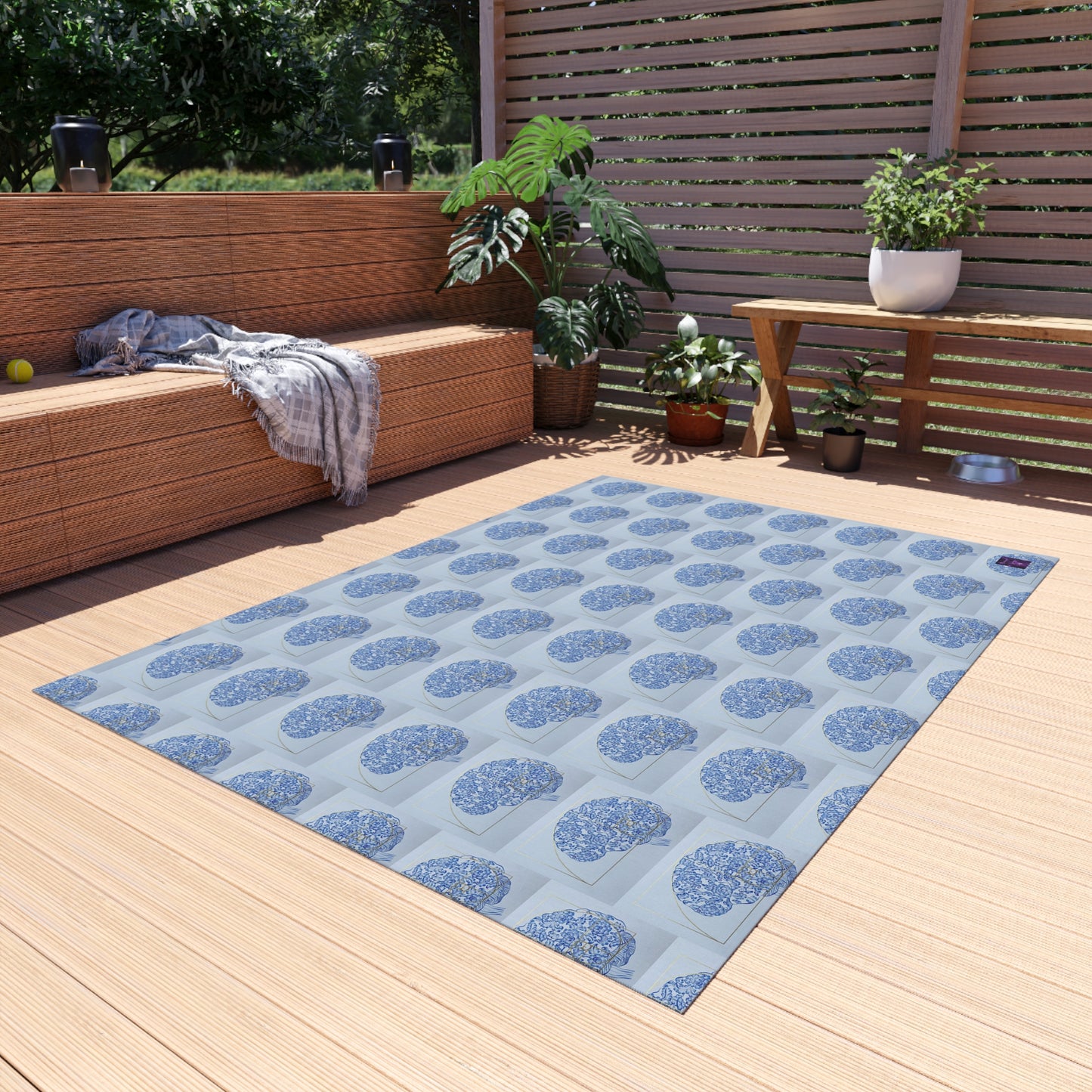 'Beautiful Mind' by Nagihan Seymour Outdoor Rug