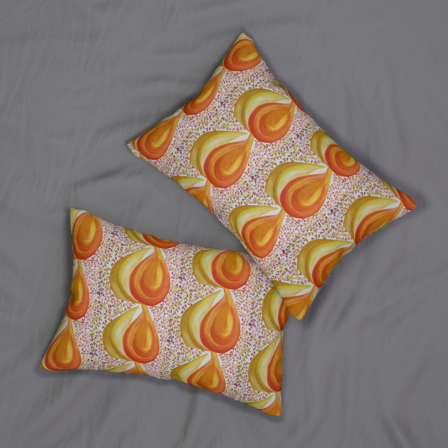 Autumn x Anum Spun Polyester Lumbar Pillow Art A3