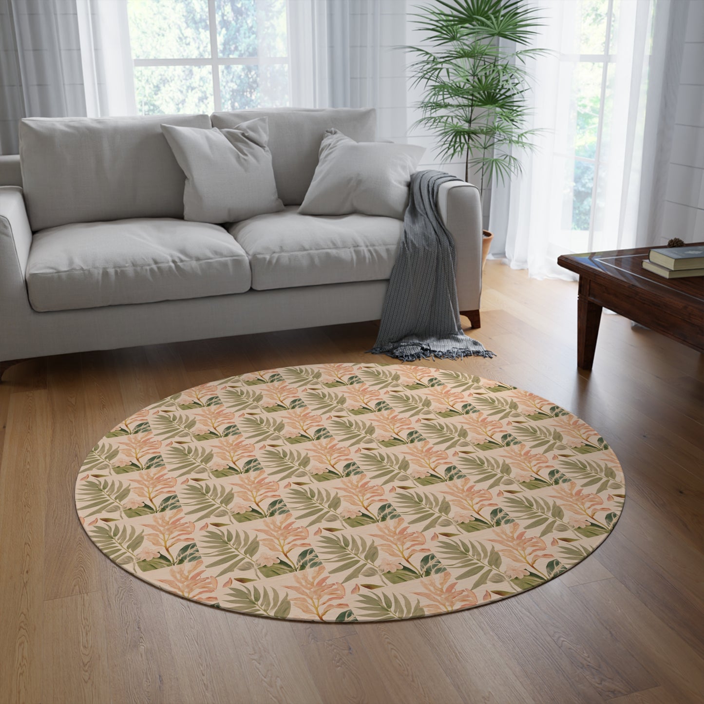 Nature's Aura Round Rug