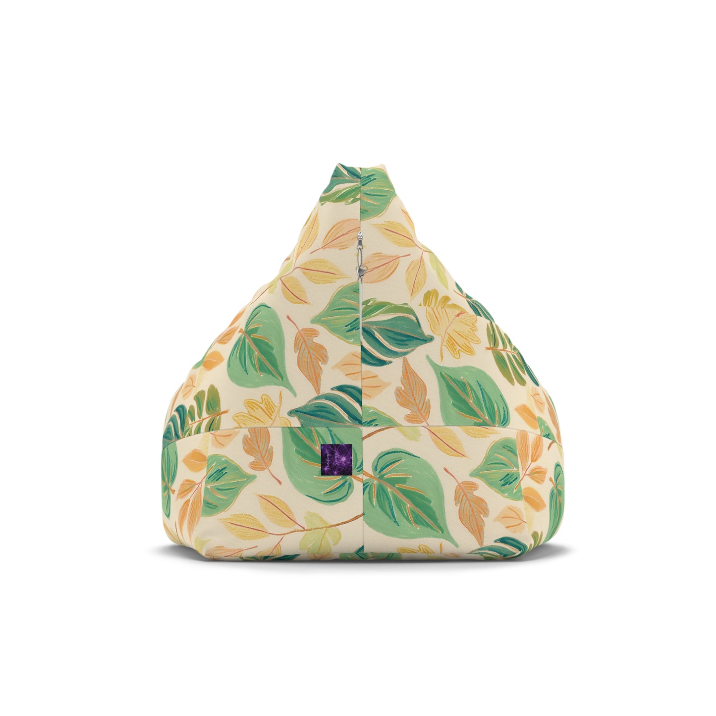 Calm Leaves Bean Bag Chair Cover