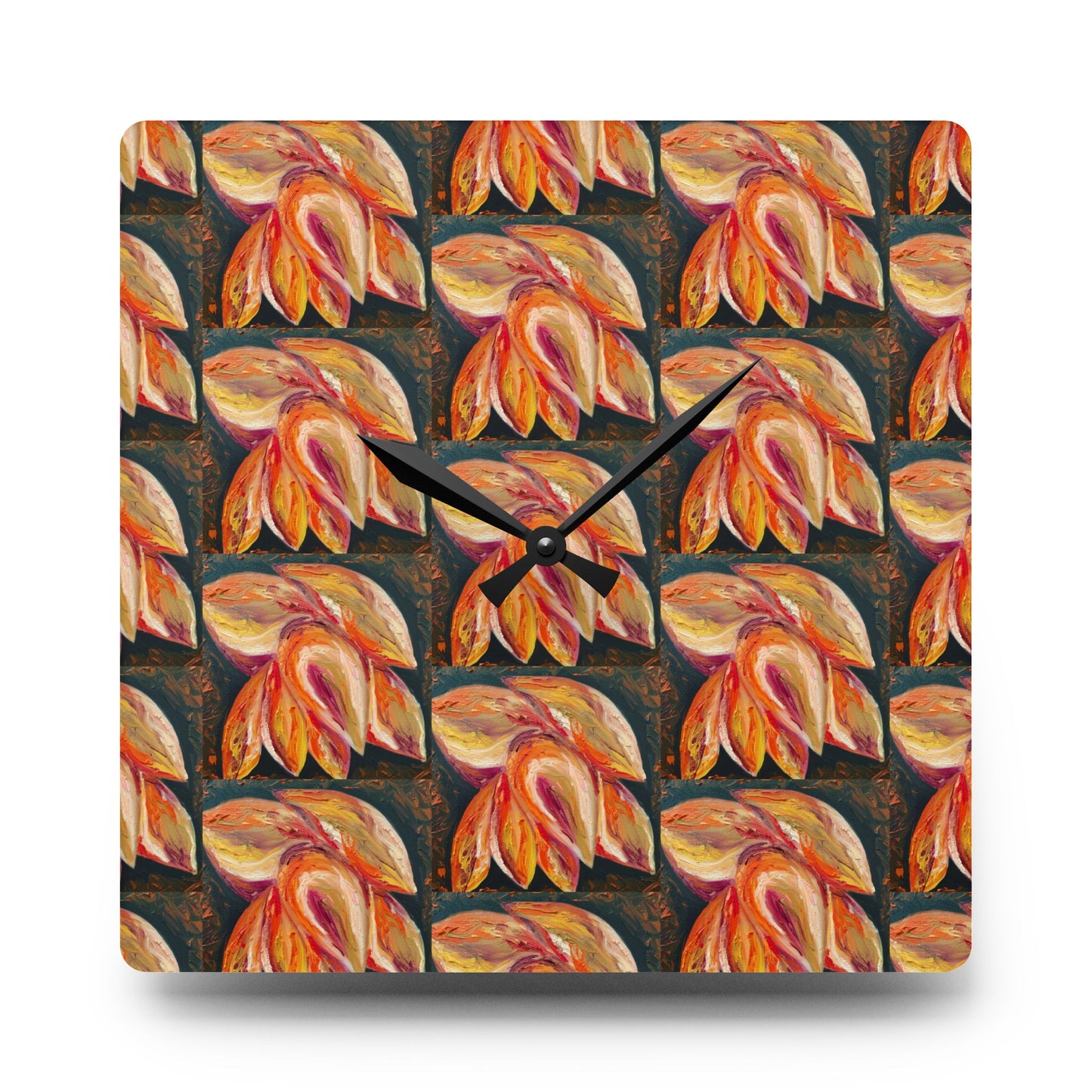 Autumn x Anum Acrylic Wall Clock Art A2