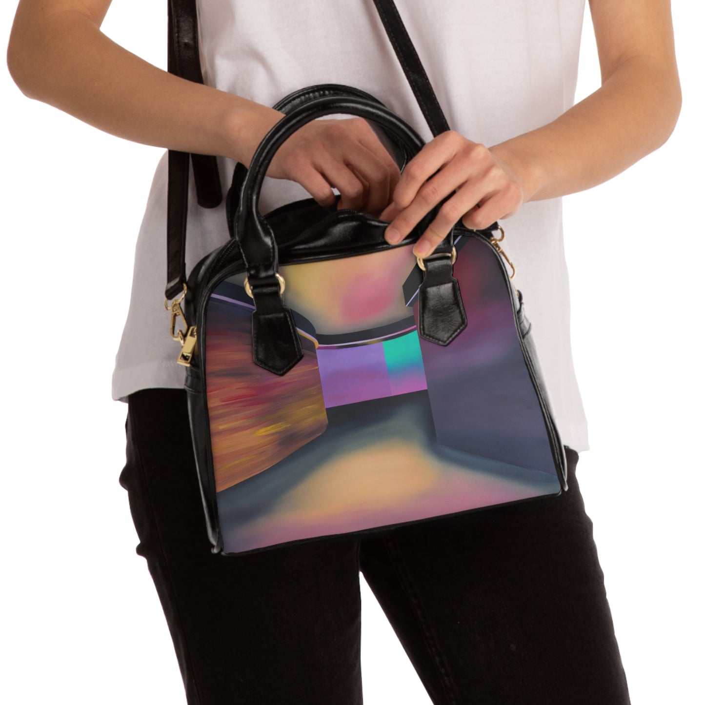 'Around The Corner' by Sarah Pooley Hand Bag