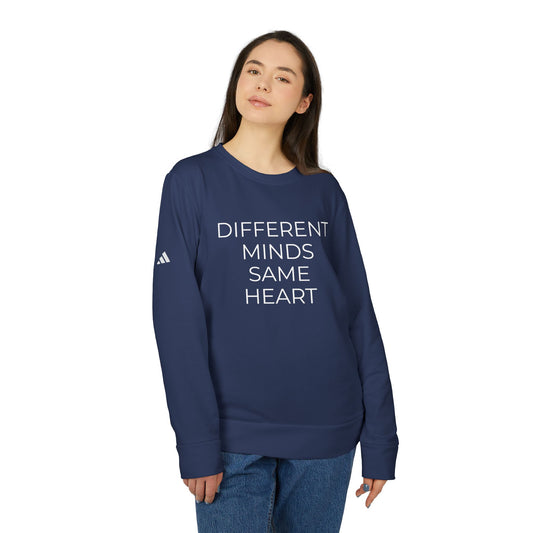 Adidas x Neurodivergent Synergy Unisex Crewneck Sweatshirt - DIFFERENT MINDS SAME HEART