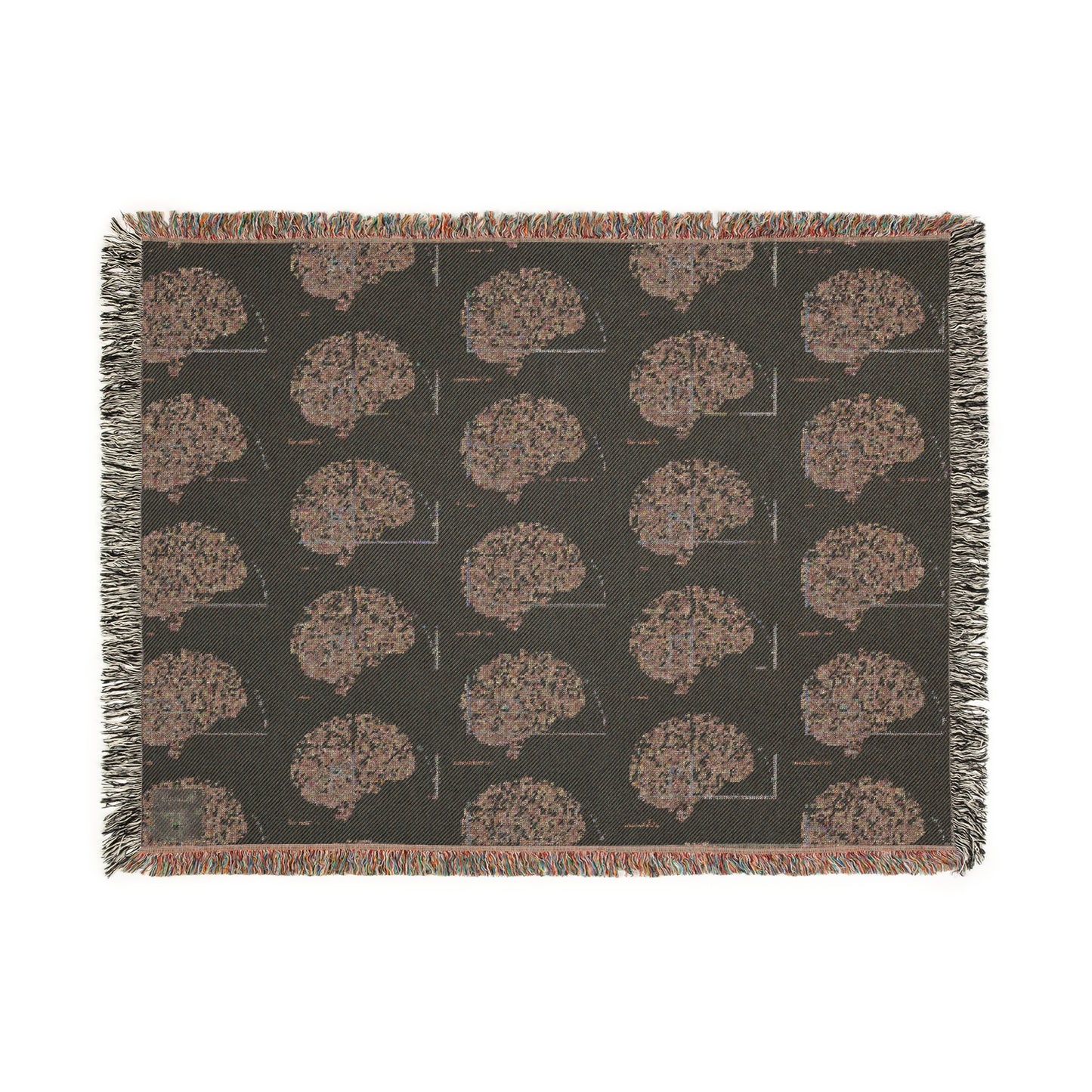 'Beautiful Mind' by  Nagihan Seymour  100% Cotton Cozy Blanket