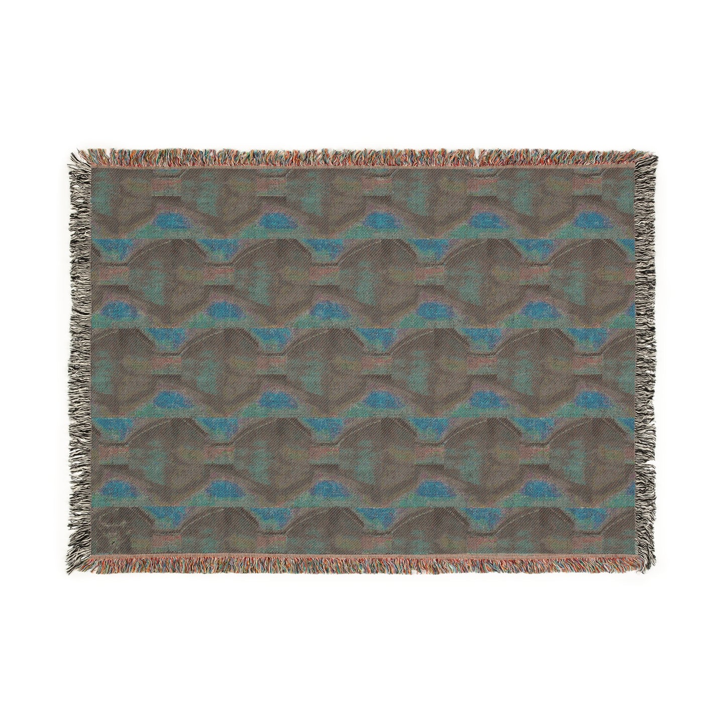 'Around The Corner' by Sarah Pooley  100% Cotton Cozy Blanket