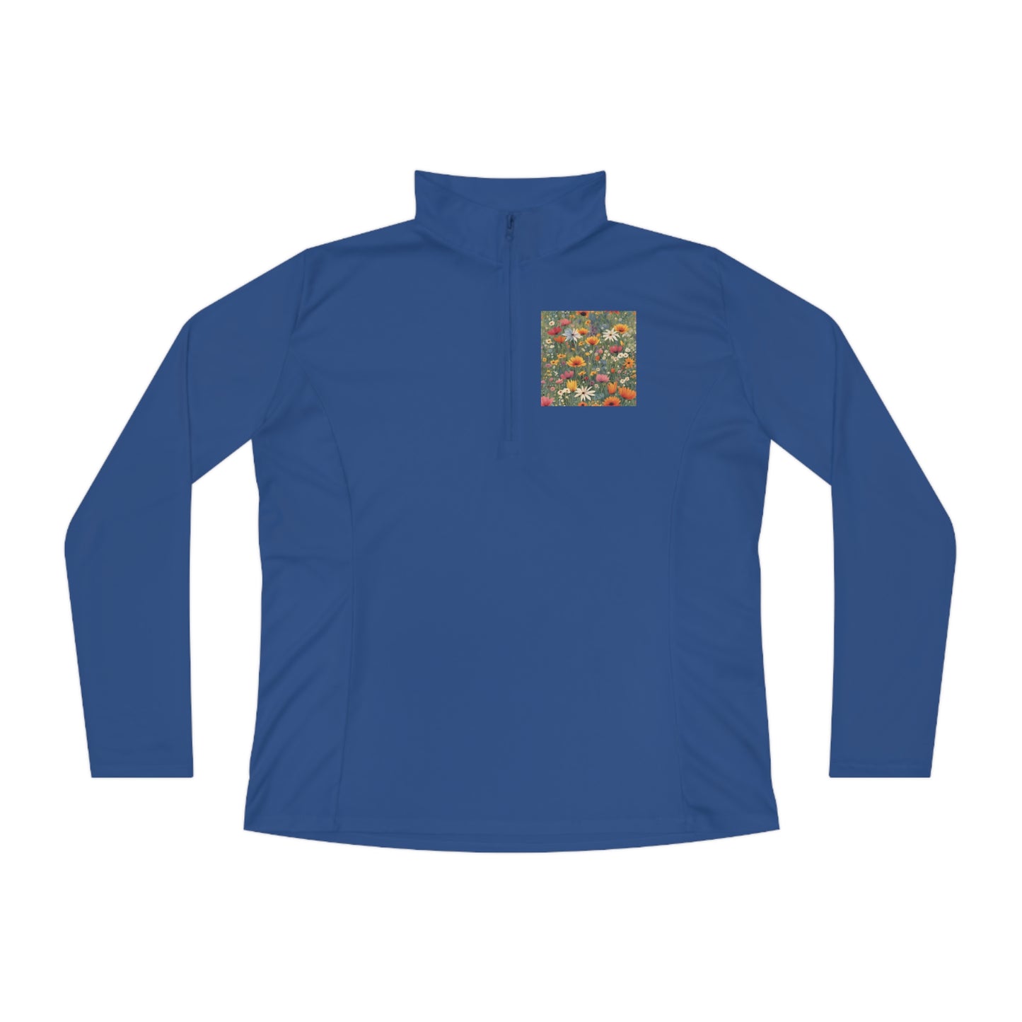 Wildflower Neuroaesthetic Ladies Quarter-Zip Pullover