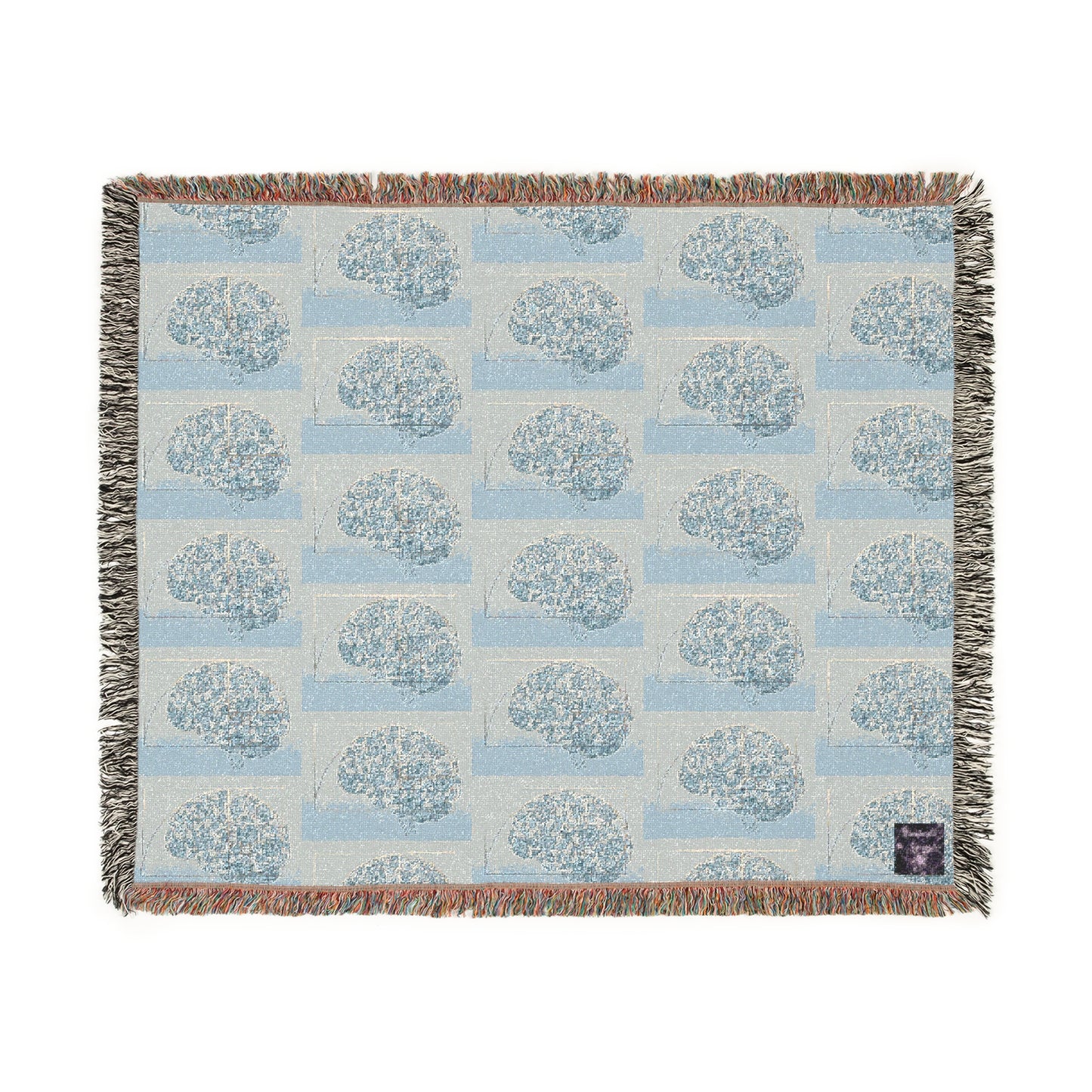 'Beautiful Mind' by  Nagihan Seymour  100% Cotton Cozy Blanket