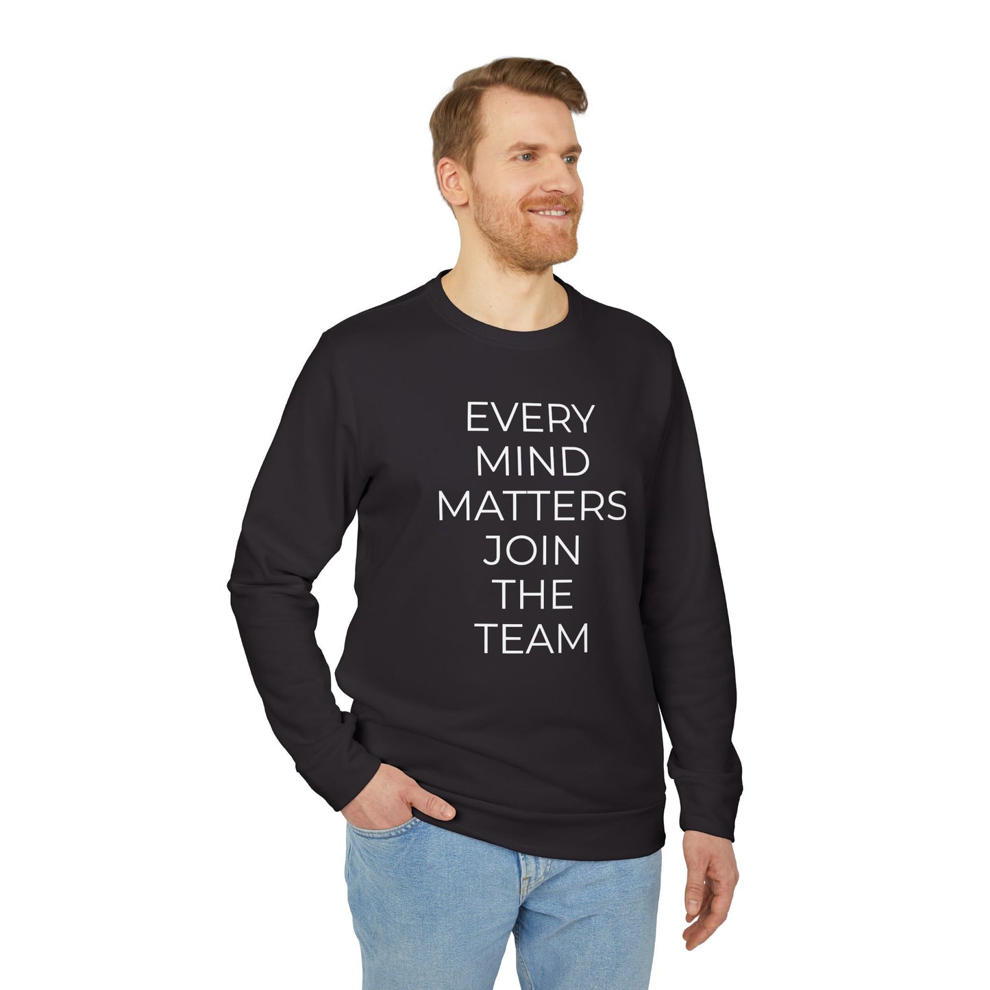 Adidas x Neurodivergent Synergy Unisex Crewneck Sweatshirt - EVERY MIND MATTERS JOIN THE TEAM