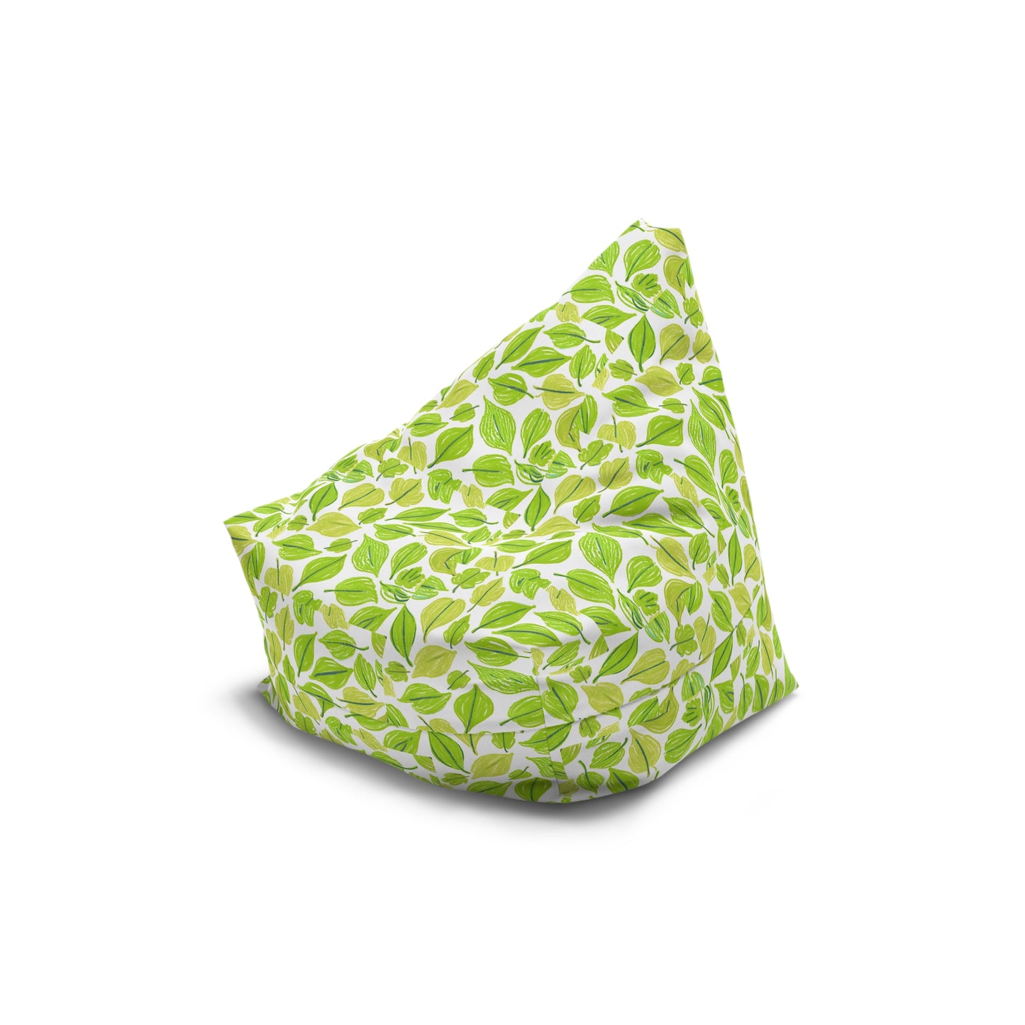 Green Leaves Bean Bag Chair Cover