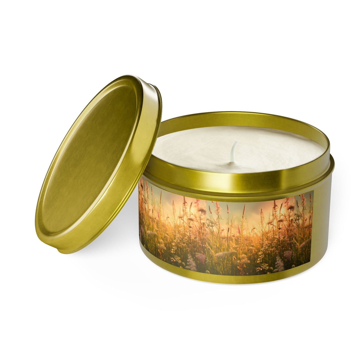 Meadow Tin Candles