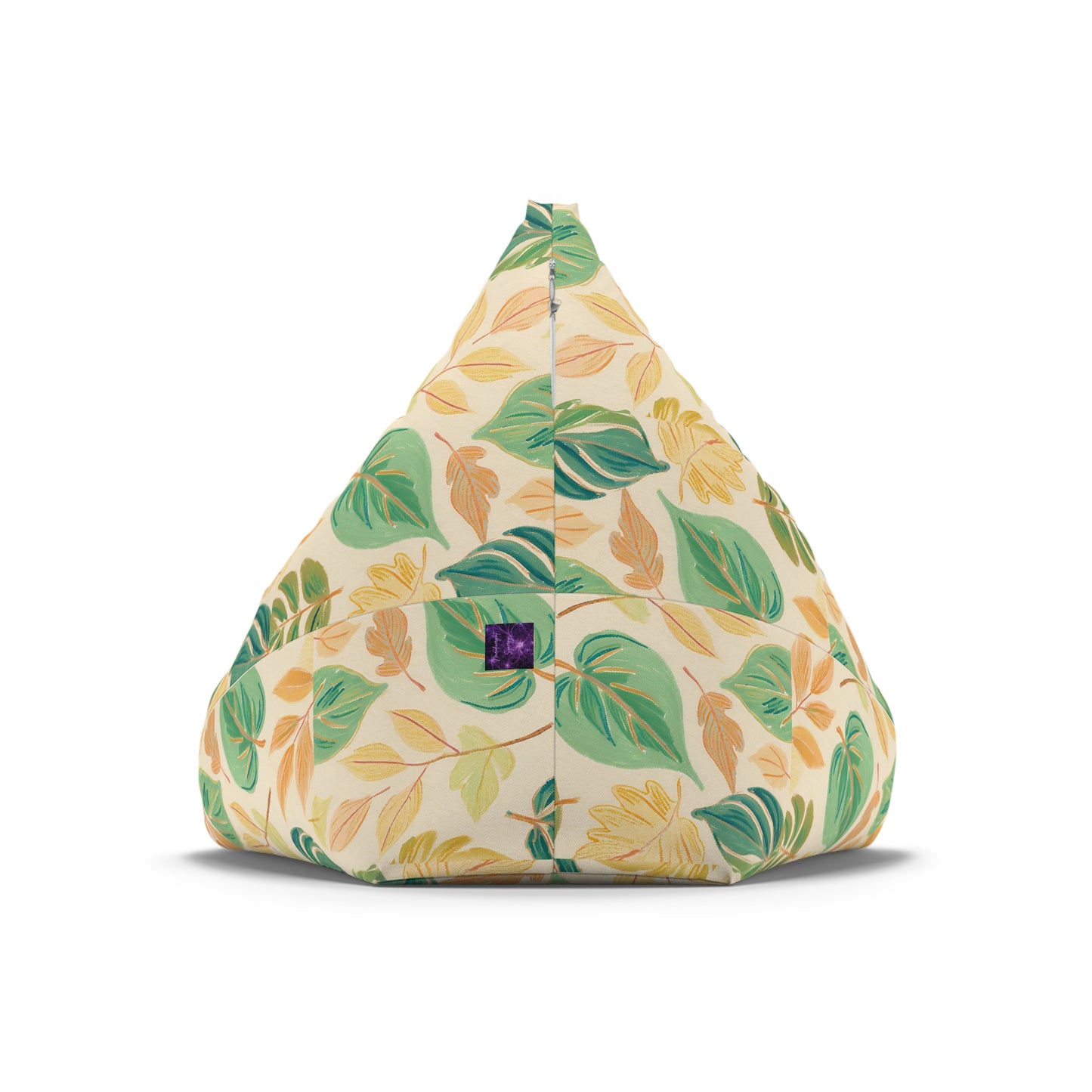 Calm Leaves Bean Bag Chair Cover