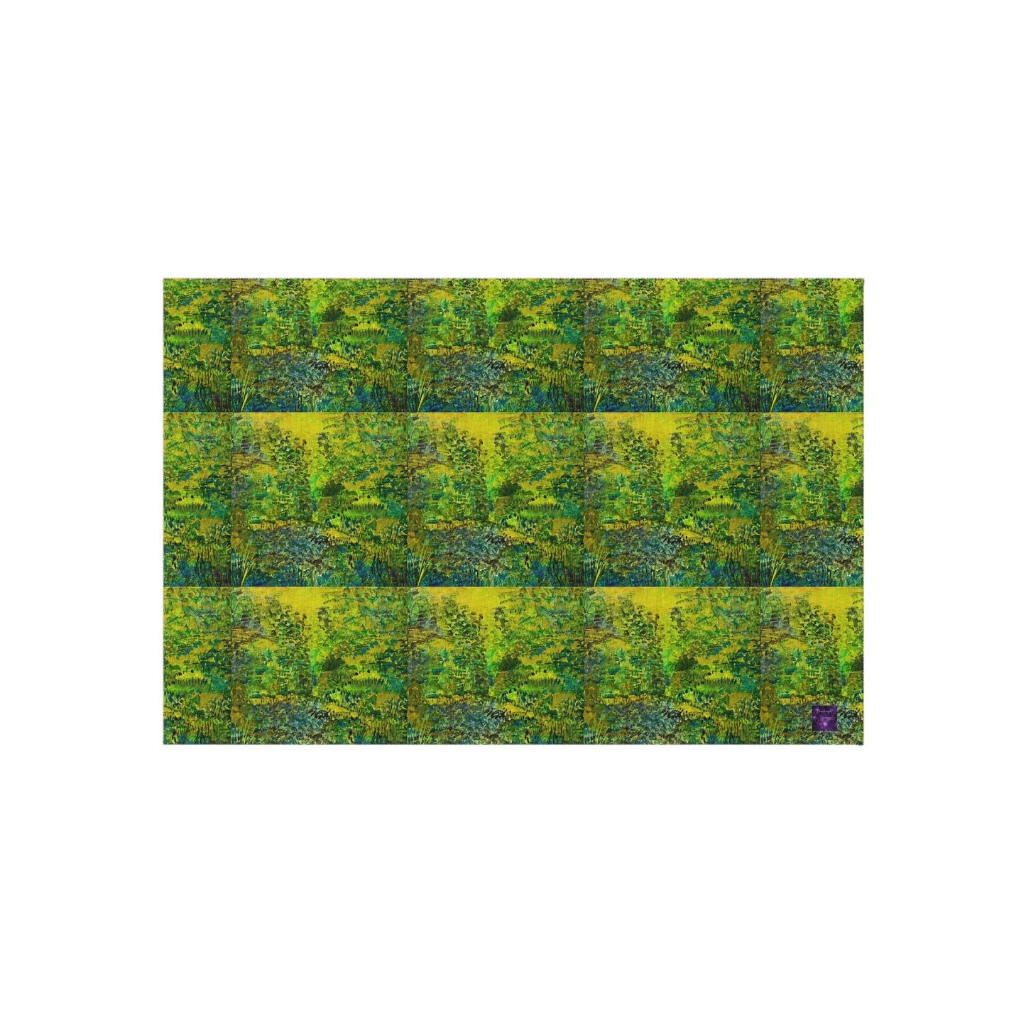 'Greens' by Julie Fejer Outdoor Rug