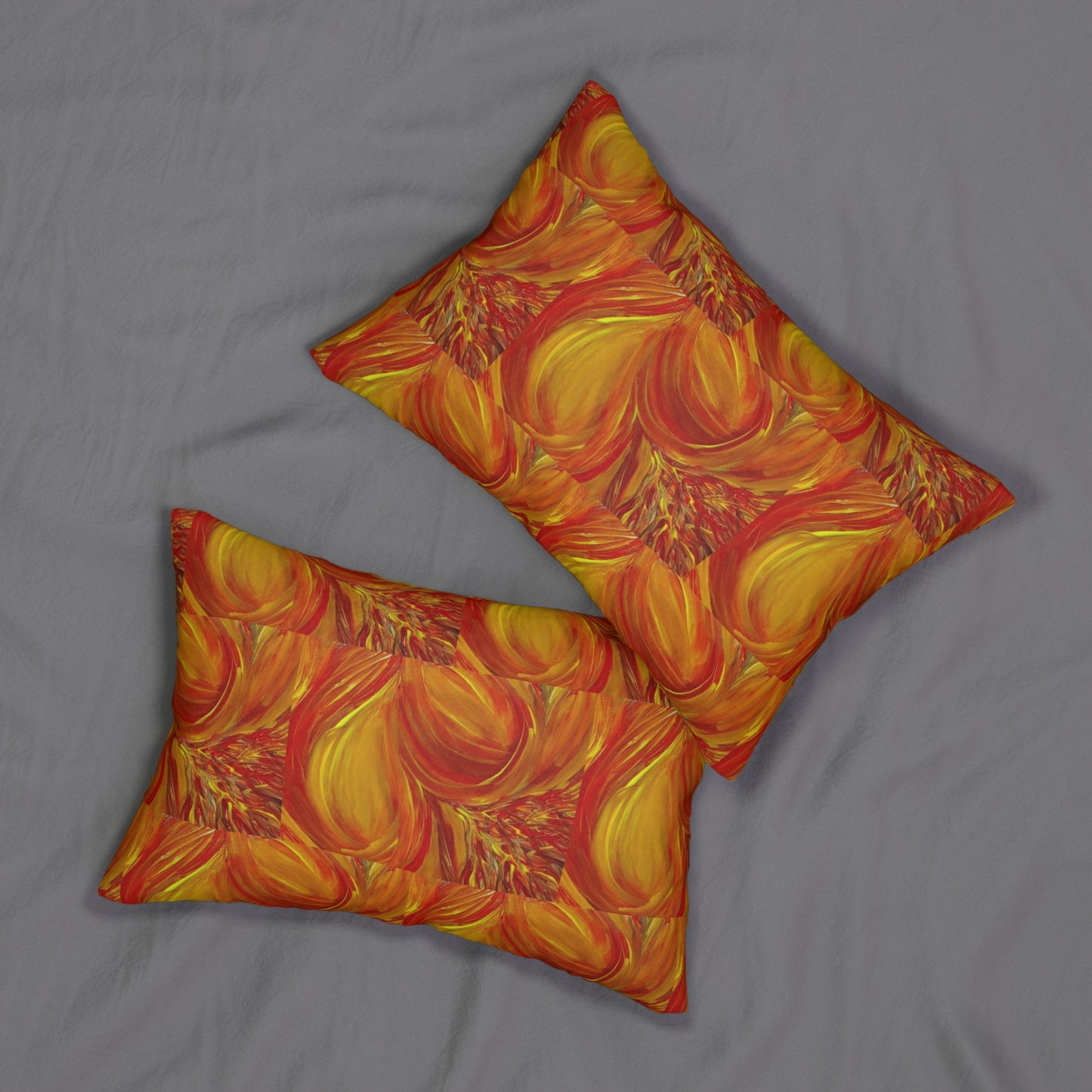 Autumn x Anum Spun Polyester Lumbar Pillow Art A3