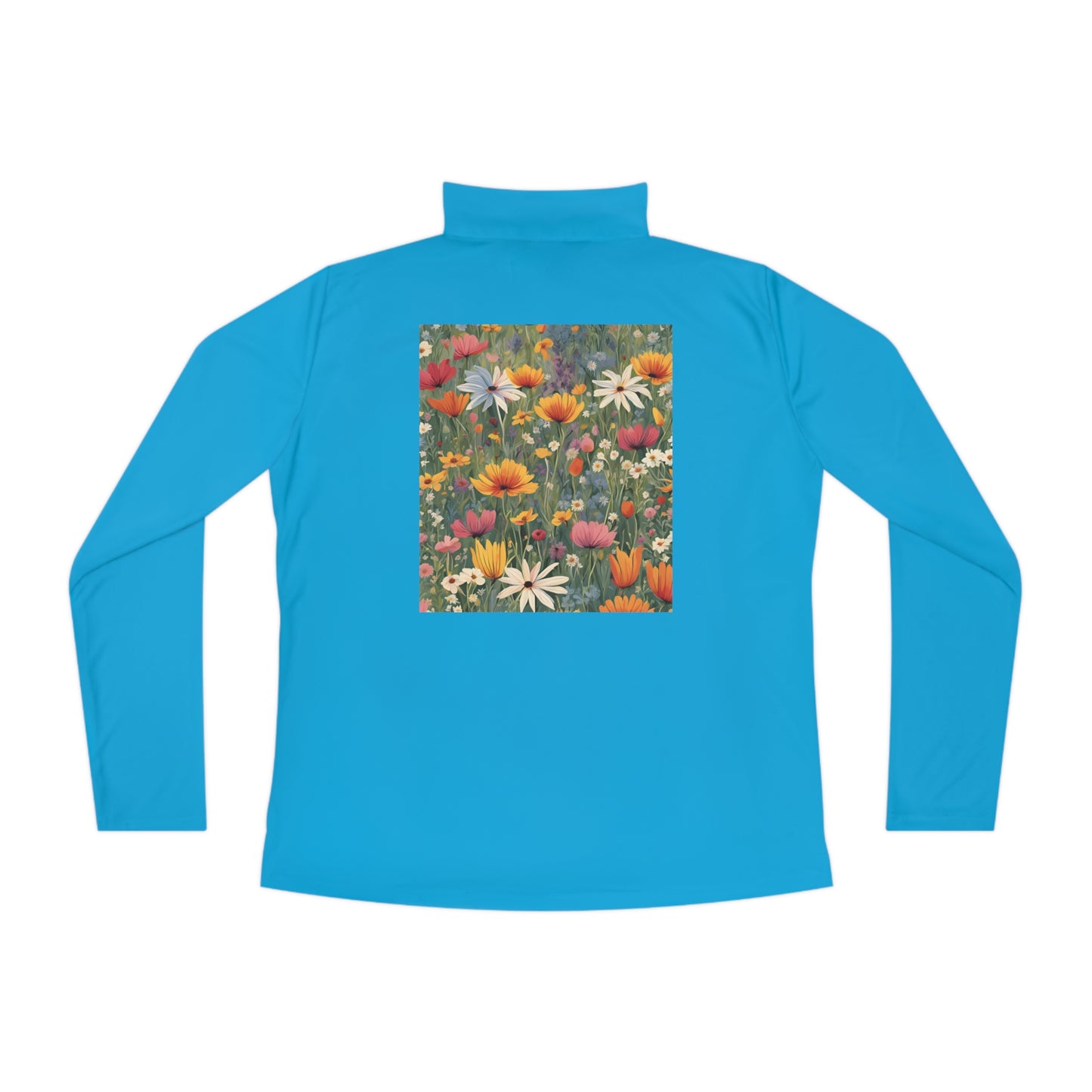 Wildflower Neuroaesthetic Ladies Quarter-Zip Pullover