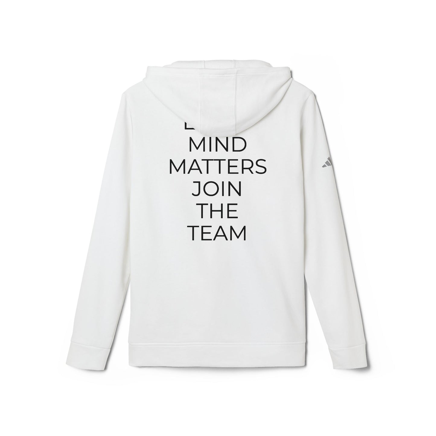 Adidas x Neurodivergent Synergy Unisex Fleece Hoodie - EVERY MIND MATTERS JOIN THE TEAM