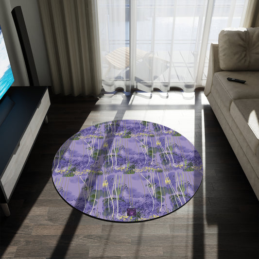 'Bluebell' by Juli Fejer Round Rug