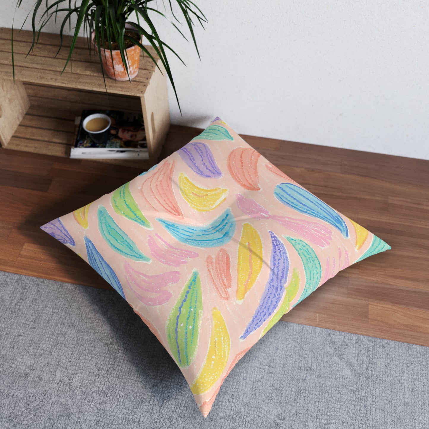 Pastels Tufted Floor Pillow