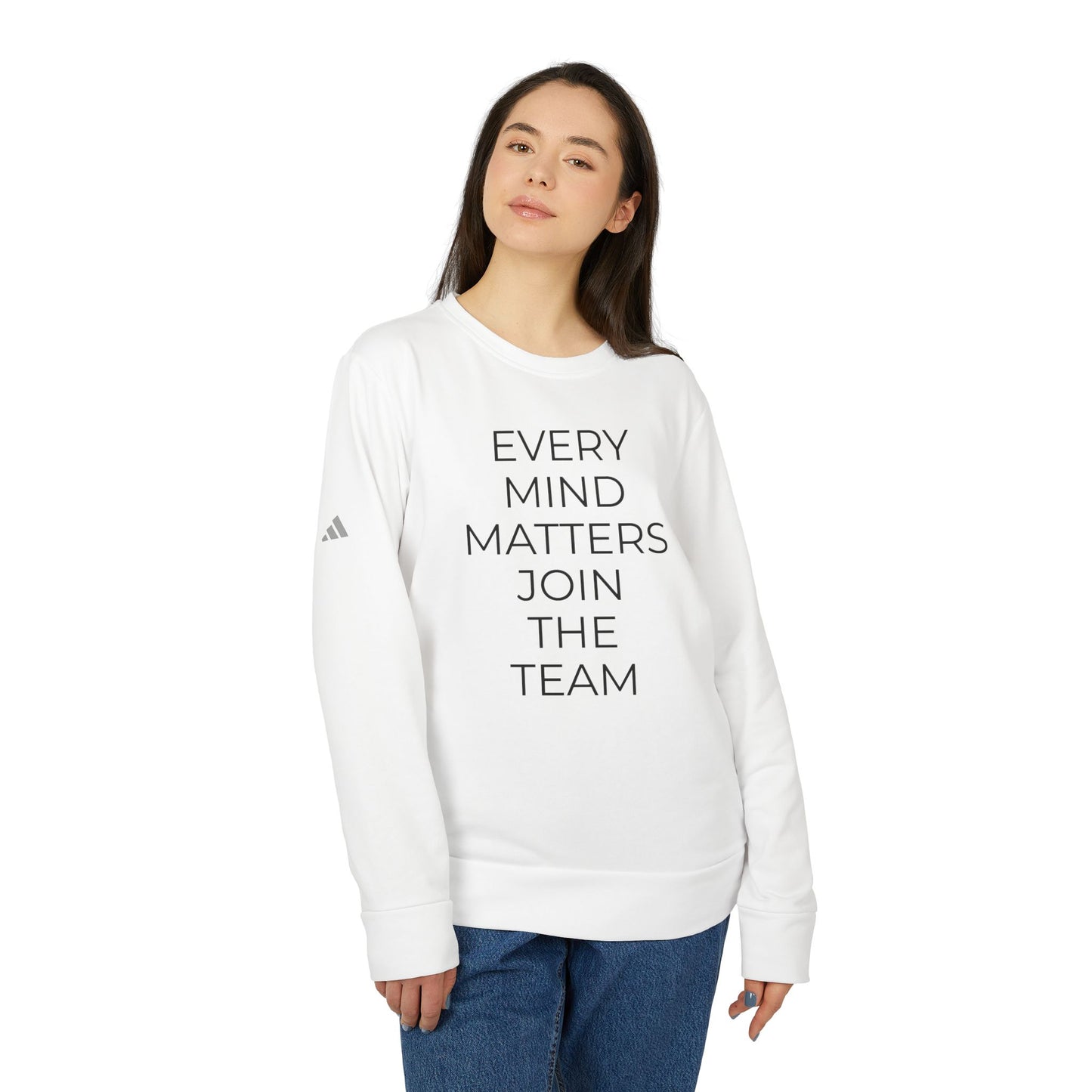 Adidas x Neurodivergent Synergy Unisex Crewneck Sweatshirt - EVERY MIND MATTERS JOIN THE TEAM