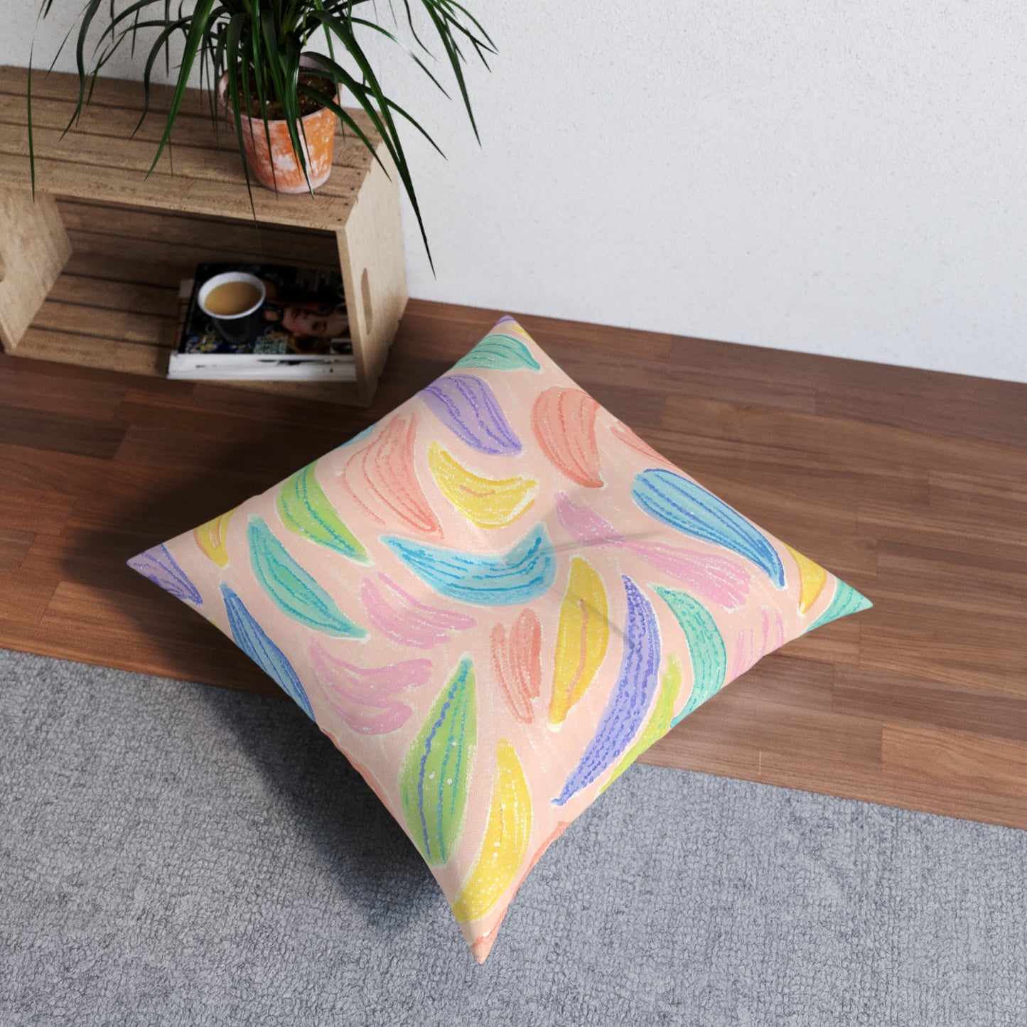 Pastels Tufted Floor Pillow