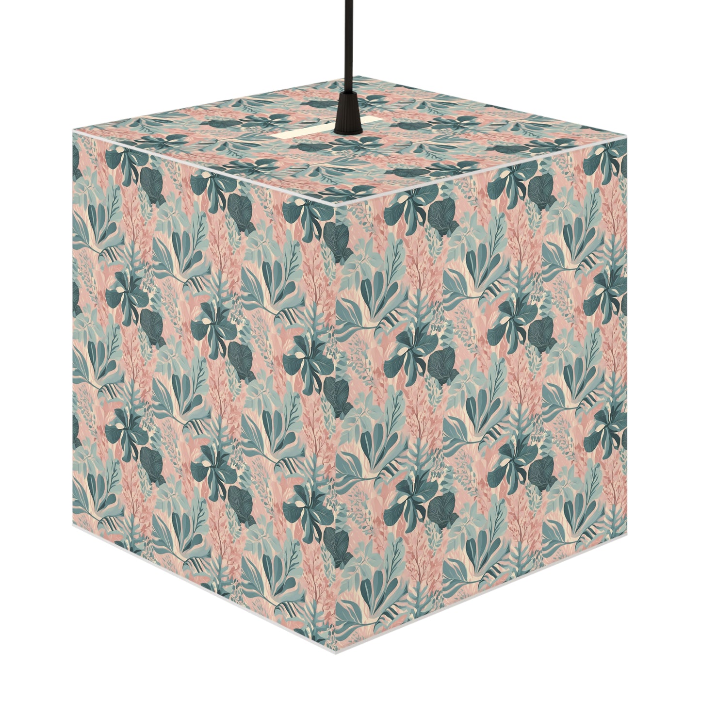 Botanical Bliss II Light Cube Lamp