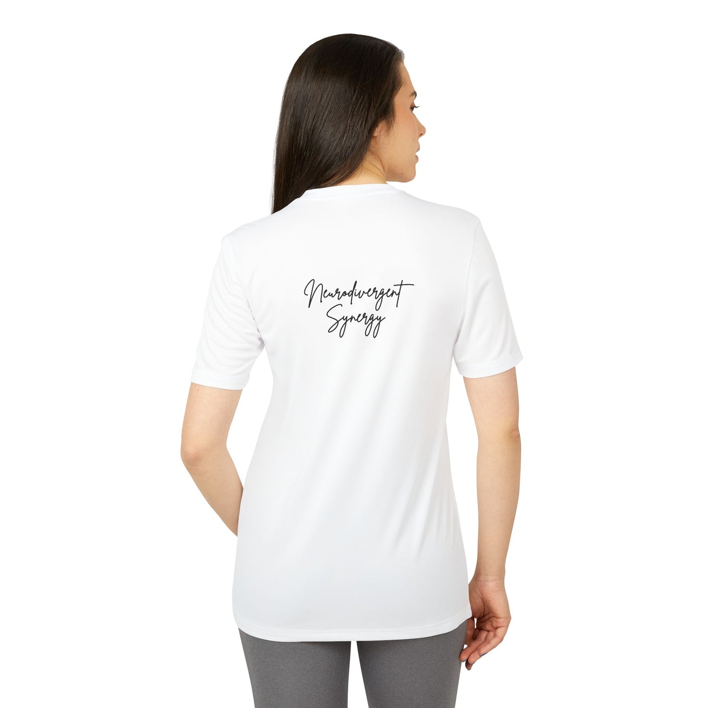 Adidas x Neurodivergent Synergy Unisex Sport T-Shirt KICKIN’ IT FOR AUTISM ACCEPTANCE!