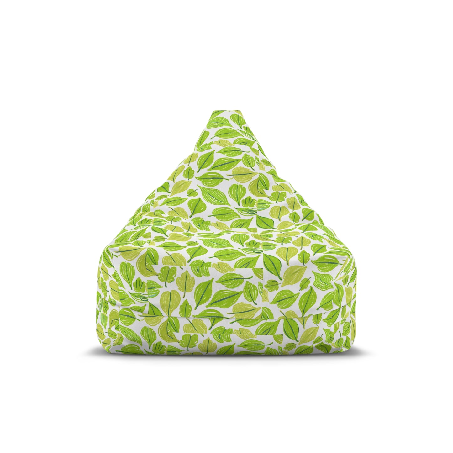 Green Leaves Bean Bag Chair Cover