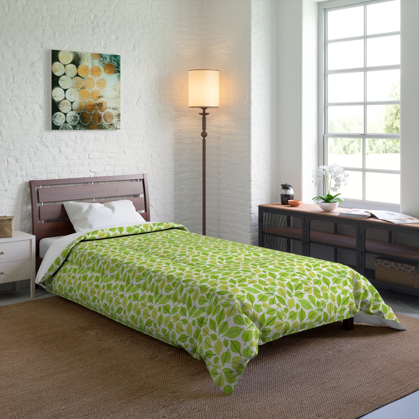 Green Leaves Comforter