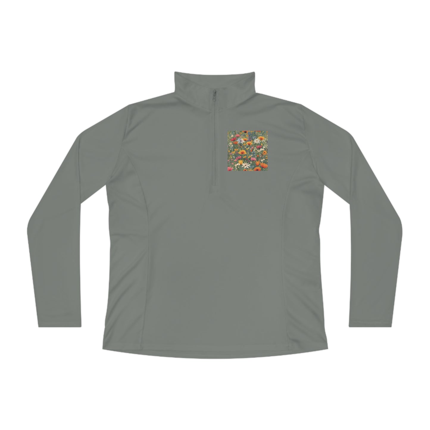 Wildflower Neuroaesthetic Ladies Quarter-Zip Pullover