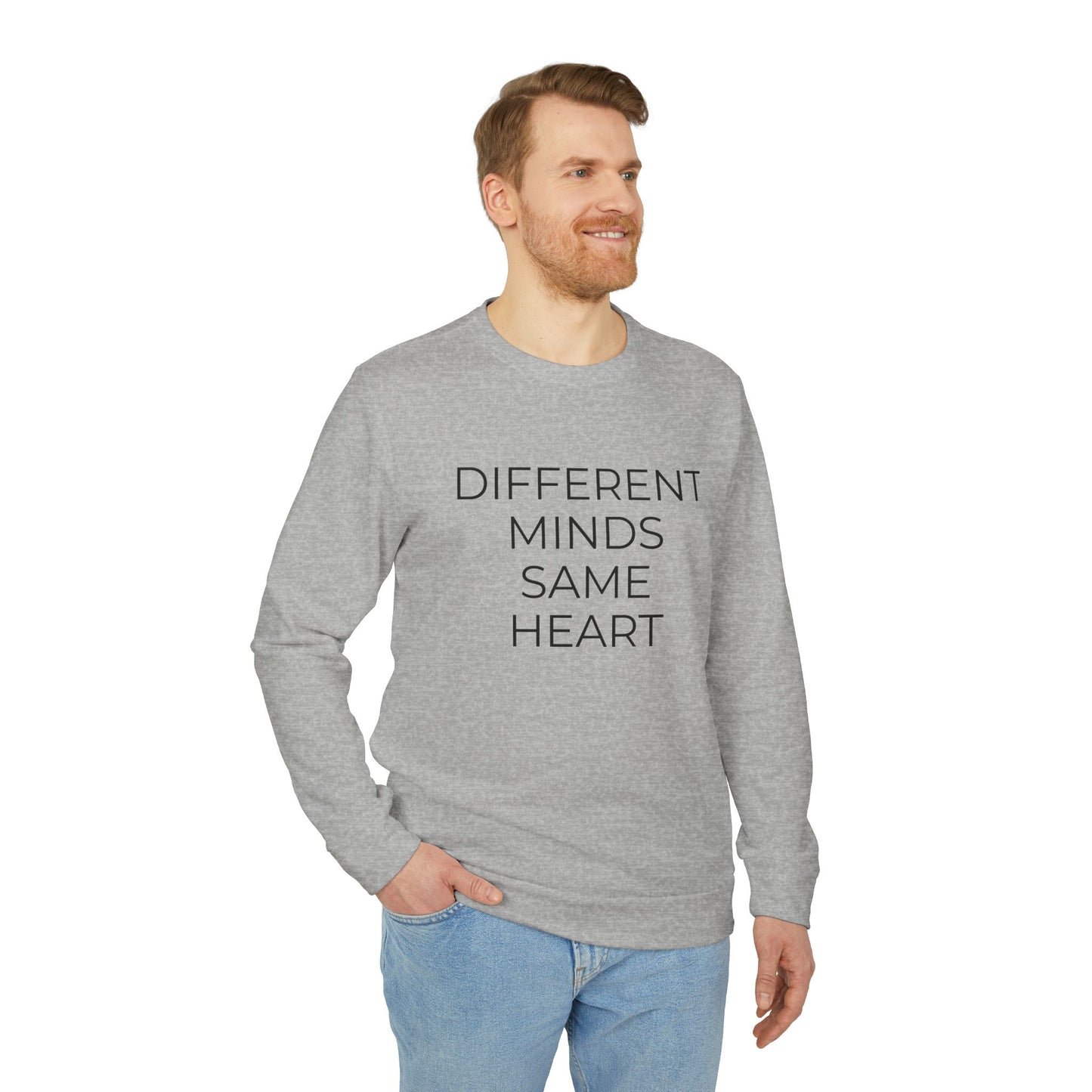 Adidas x Neurodivergent Synergy Unisex Crewneck Sweatshirt - DIFFERENT MINDS SAME HEART