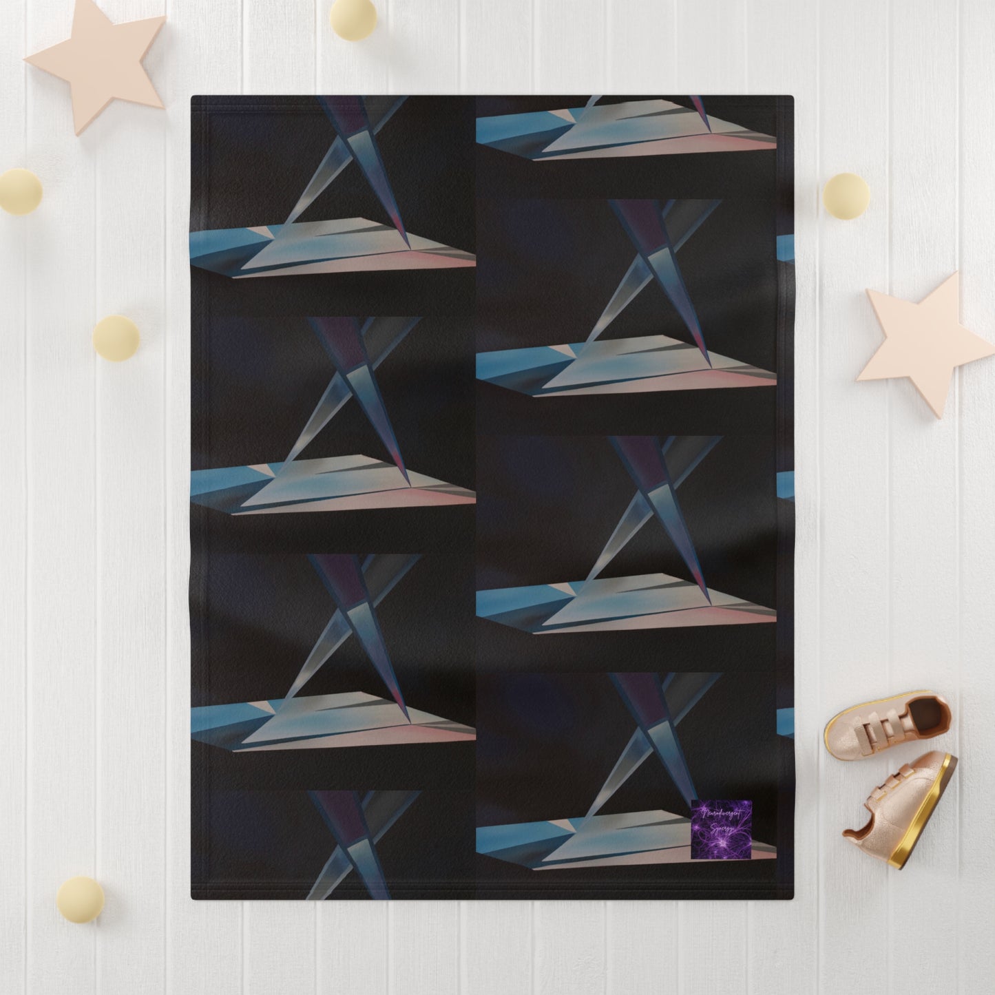 'Dance Amongst The Shadows' by Sarah Pooley Soft Fleece Baby Blanket