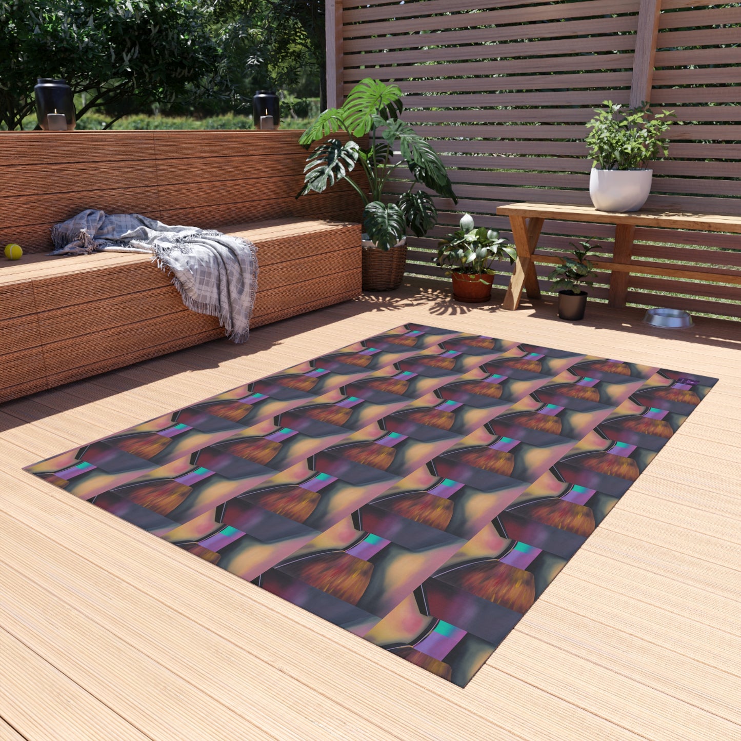 'Around The Corner' by Sarah Pooley Outdoor Rug