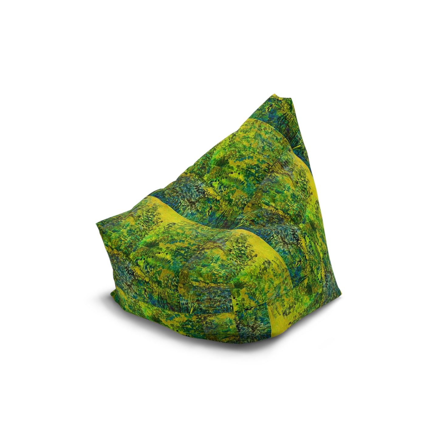 'Greens' by Julie Fejer Bean Bag Chair Cover