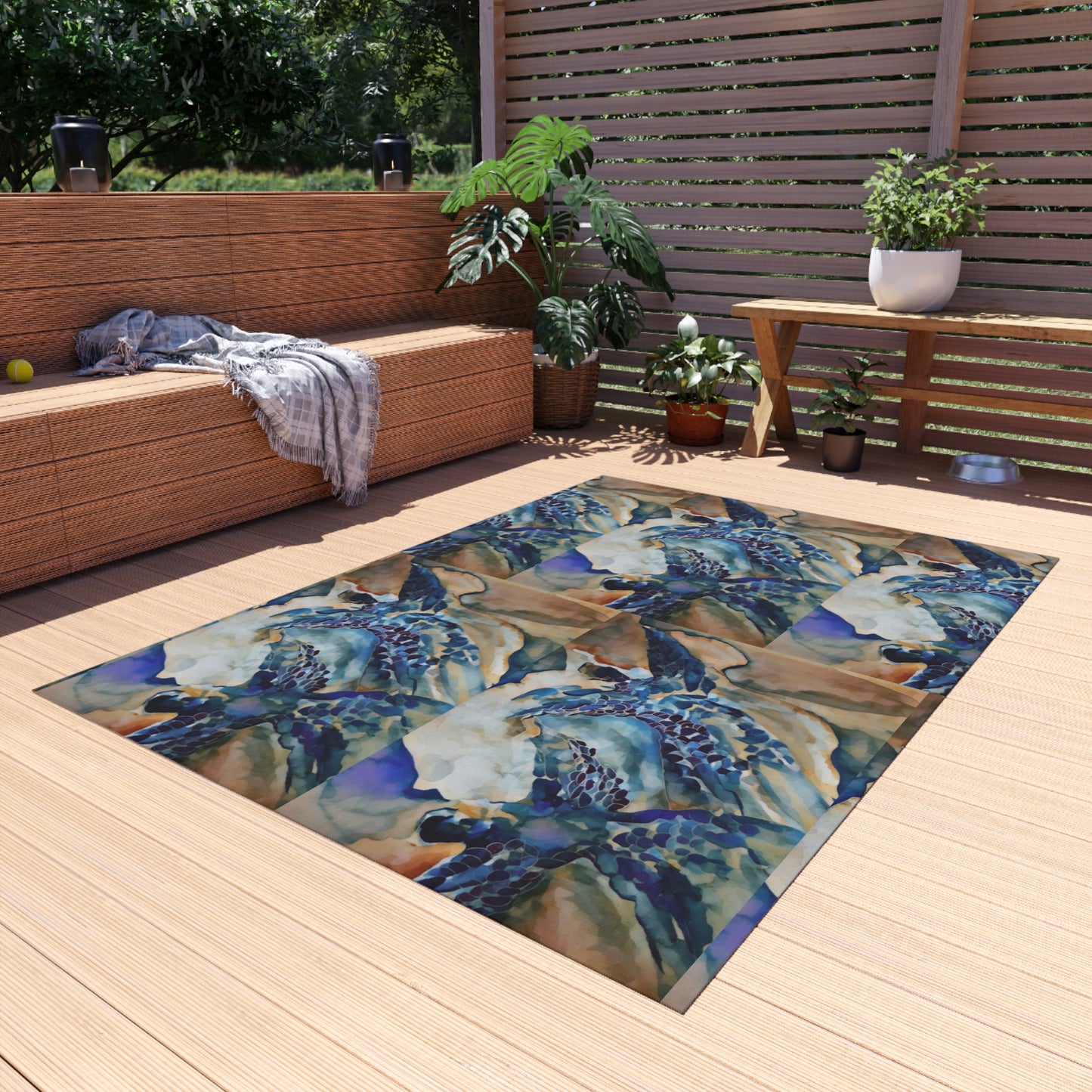 Liminal Light 1 by Helena Barbagelata Outdoor Rug