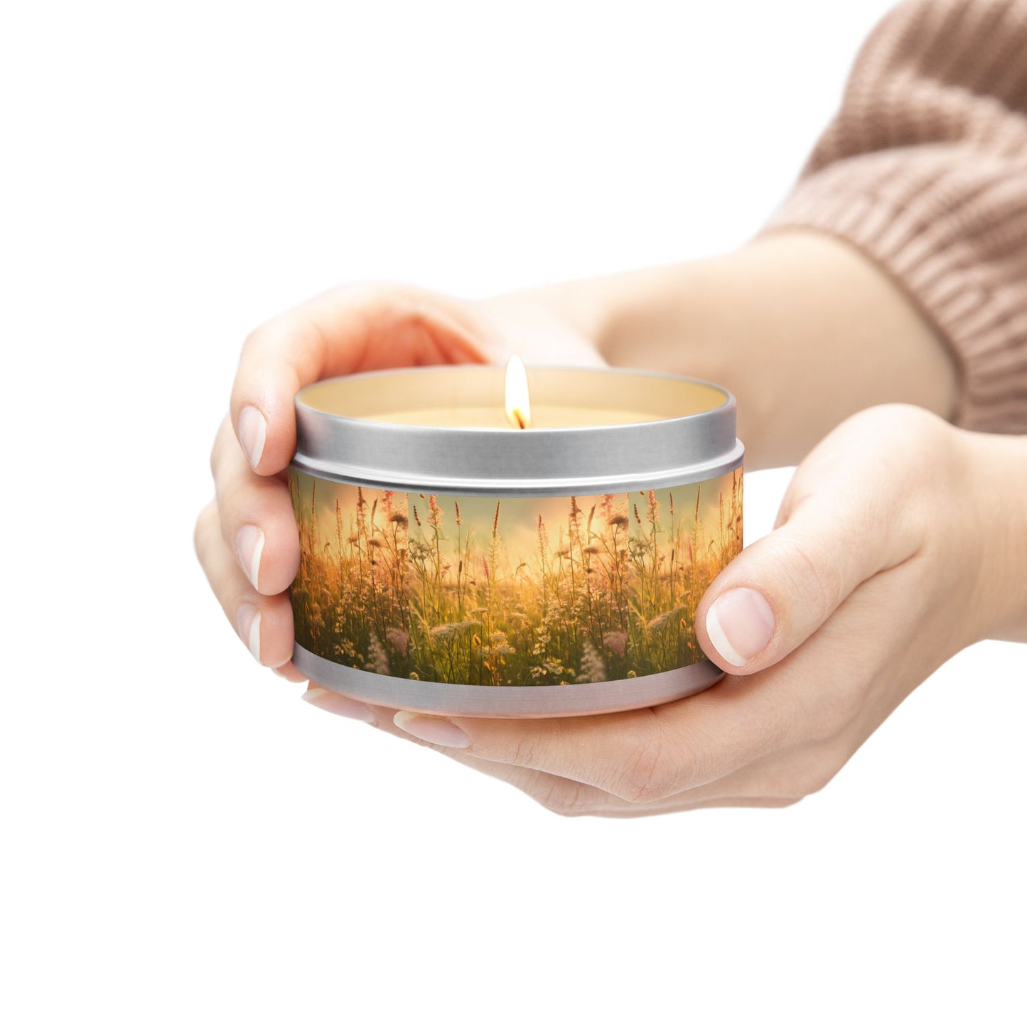 Meadow Tin Candles