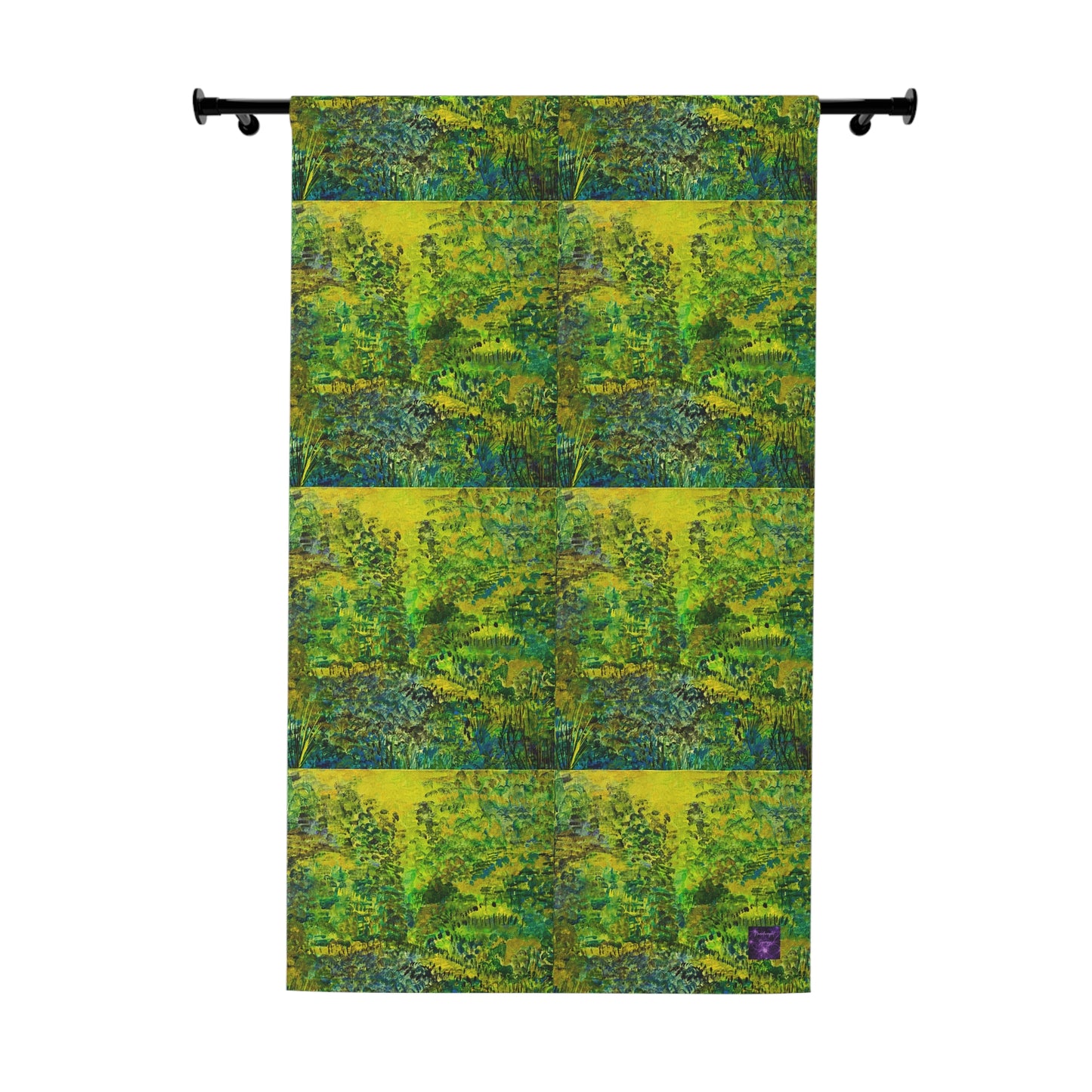 'Greens' by Julie Fejer Window Curtains (1 Piece)