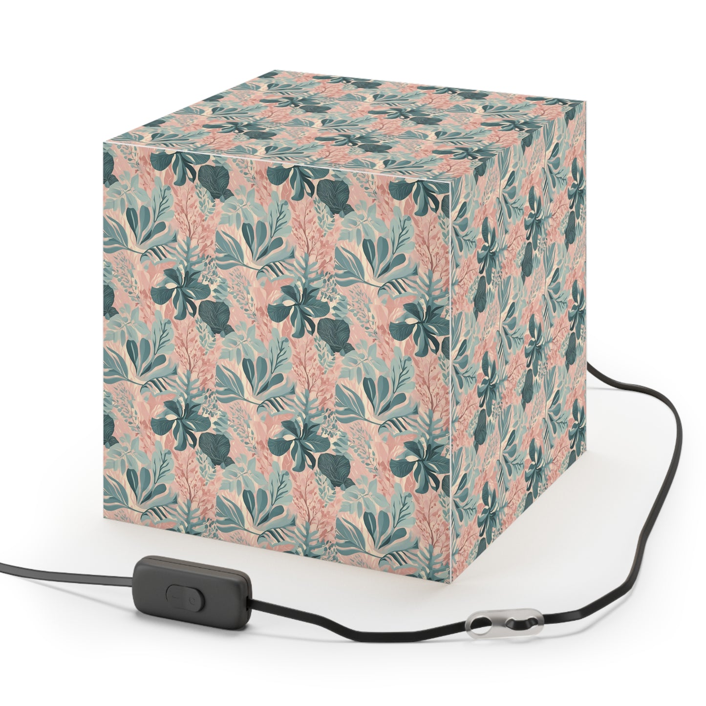 Botanical Bliss II Light Cube Lamp