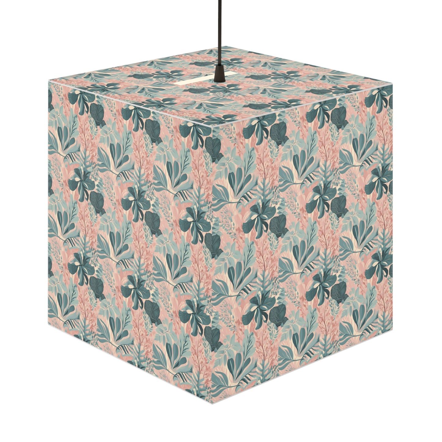 Botanical Bliss II Light Cube Lamp