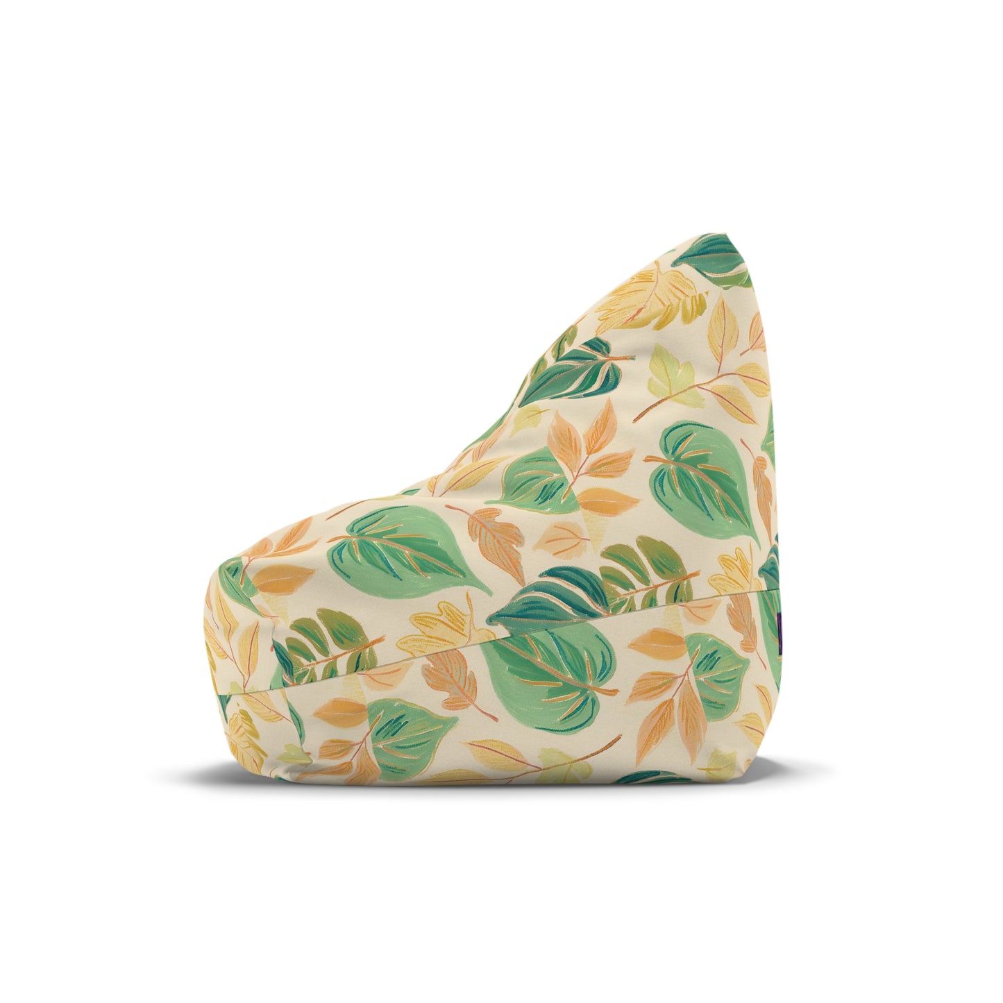 Calm Leaves Bean Bag Chair Cover