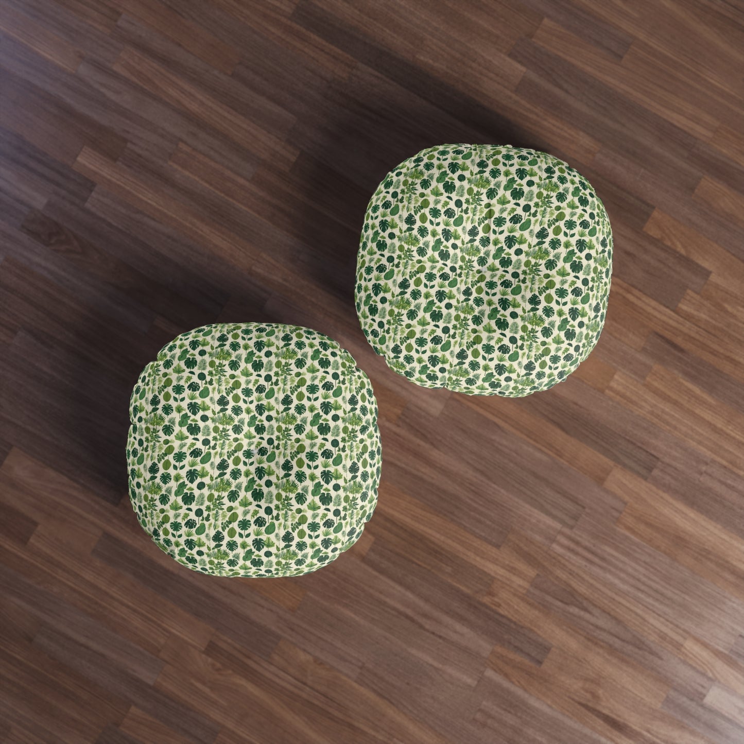 Botanical Bliss Round Tufted Floor Pillow