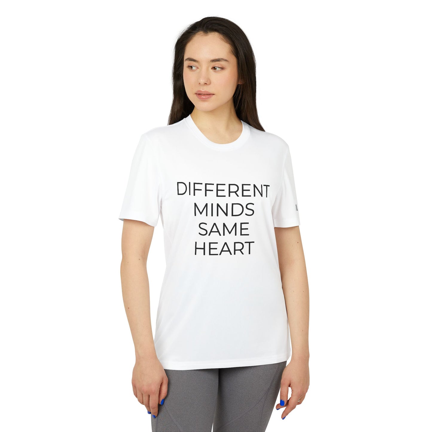 Adidas x Neurodivergent Synergy Unisex Sport T-Shirt DIFFERENT MINDS SAME HEART