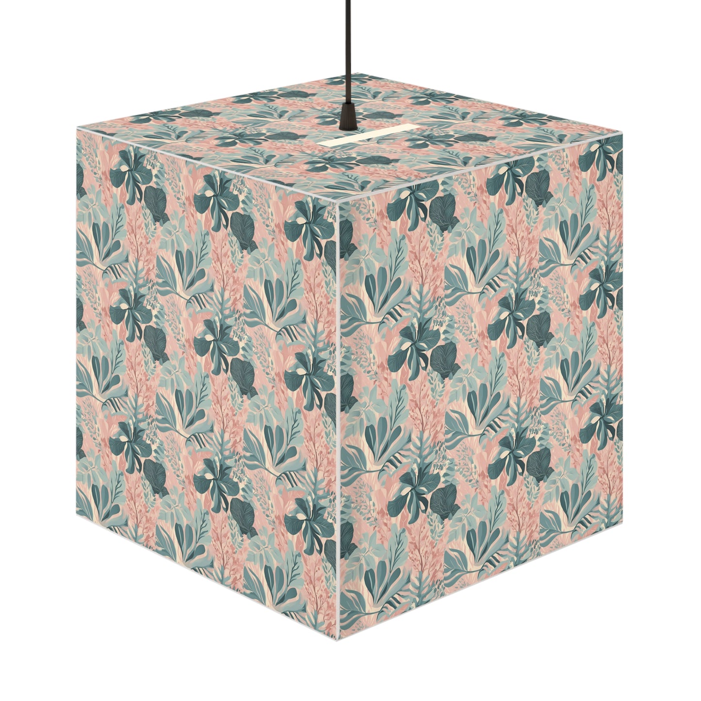 Botanical Bliss II Light Cube Lamp